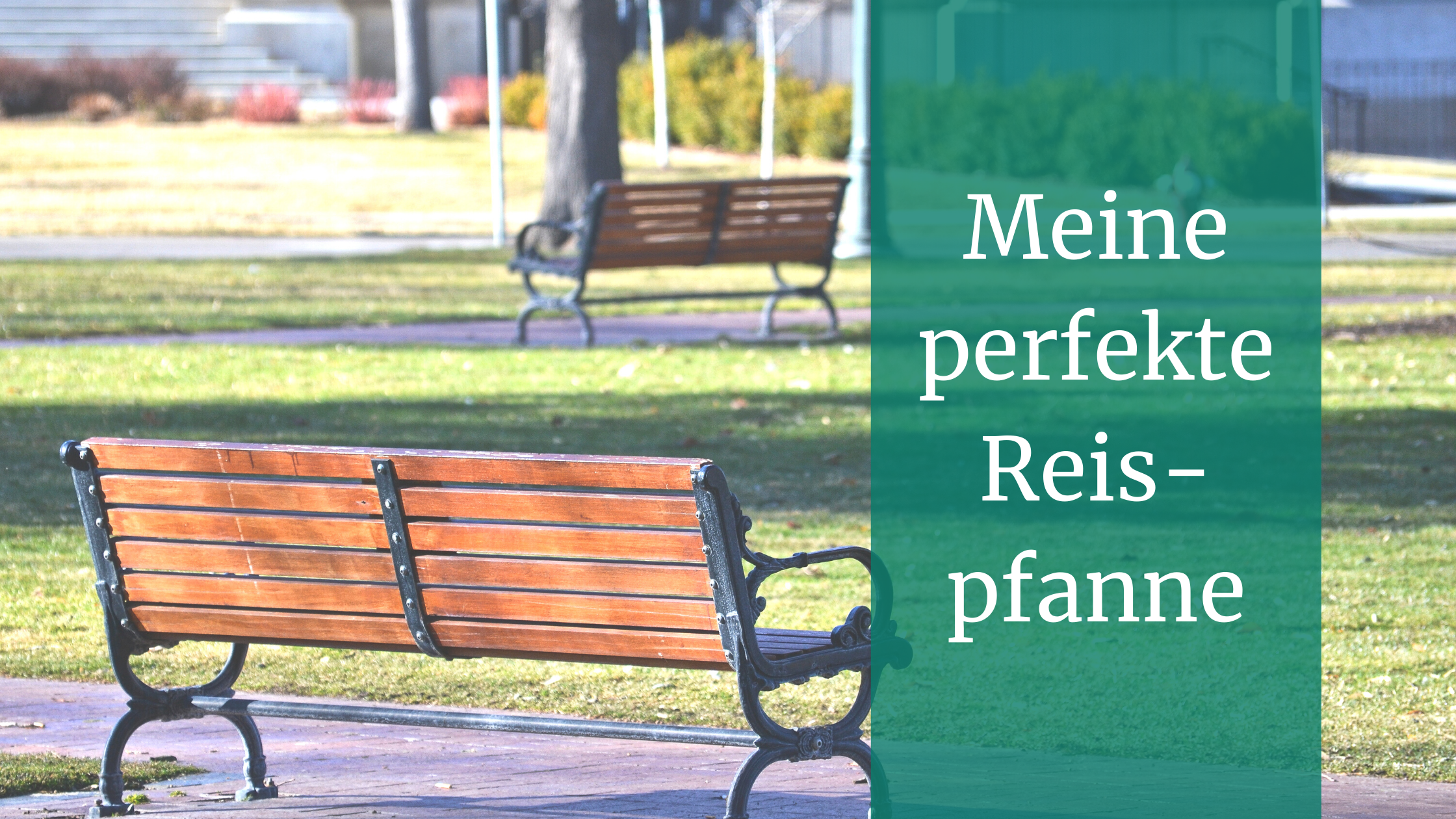 Meine perfekte Reispfanne