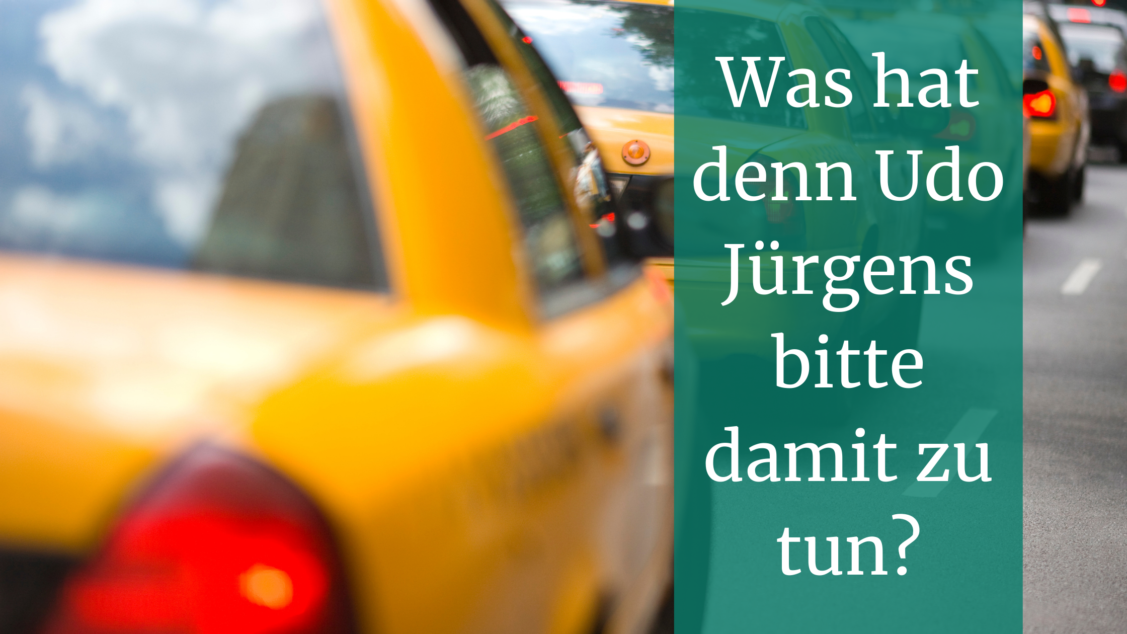 Was hat denn Udo Jürgens bitte damit zu tun